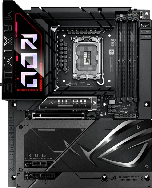 Asus rog maximus z890 hero btf atx motherboard | socket 1851 | ddr5 | 256GB max ram, , medium-null