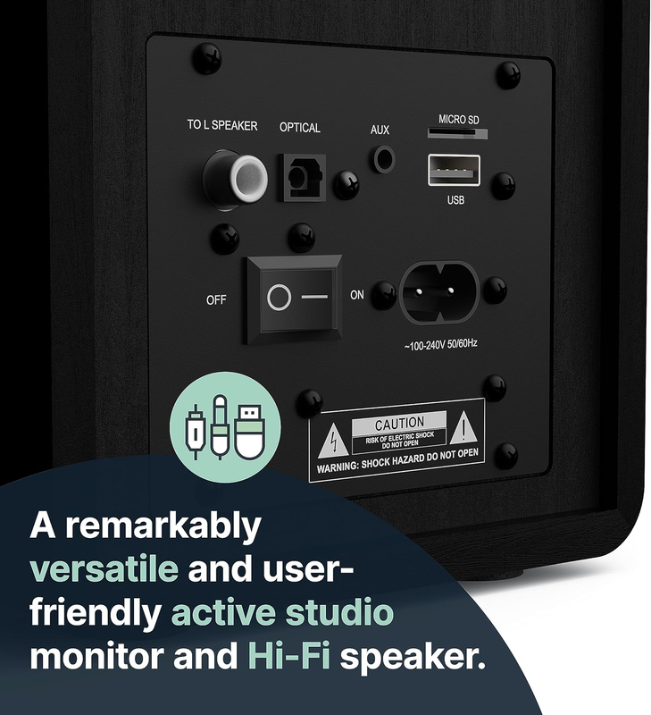 Majority d40x active speakers 70w 4 bt/USB/sd (pair), , medium-null