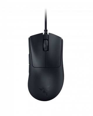 Razer deathadder v3 black 30k dpi 59g ultra light 8k polling rate gaming mouse, Black, medium