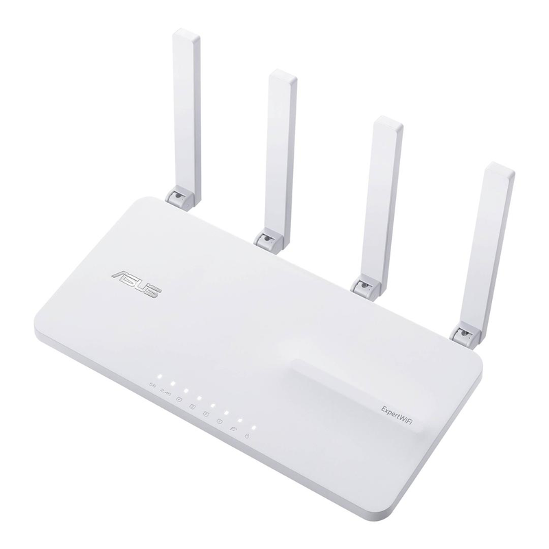 Asus expertWi-Fi ebr63 ax3000 dual-band Wi-Fi 6 business router 4x gbe lan USB vlan white 90ig0870-mo3c00-null