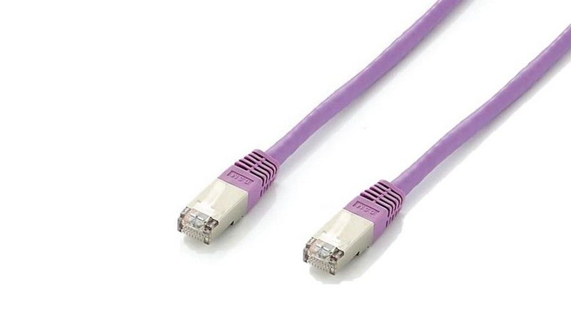 Equip / patch cable / cat6a platinum s/ftp patch cable, 0.5m , purple-null