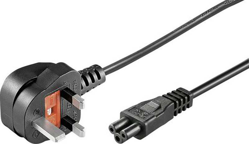 Goobay καλωδιο (μickey) τροφοδοσιας μαυρο 1,80 μ image number null