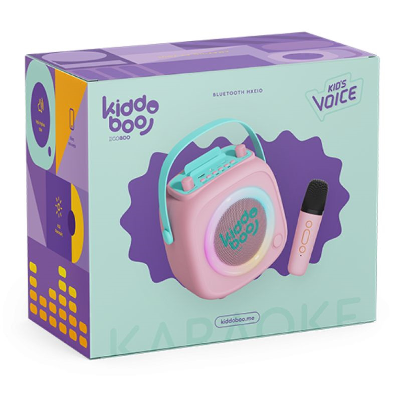 Kiddoboo kidsvoice bt speaker  mic pink kb23028pnk, , medium-null