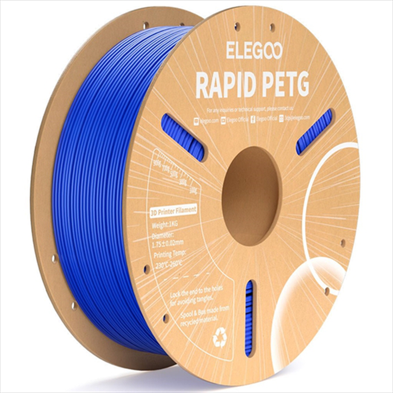 Rapid petg elegoo filament 1kg 1.75mm black-null