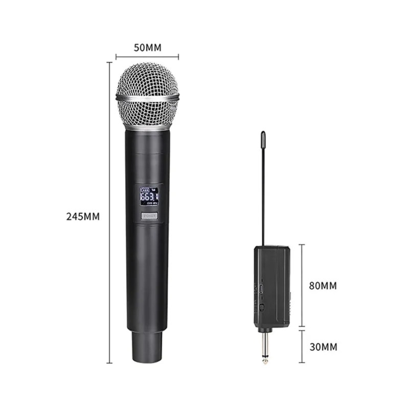 Pair wireless handheld microphones aσύρματα μικρόφωνα, , medium image number null