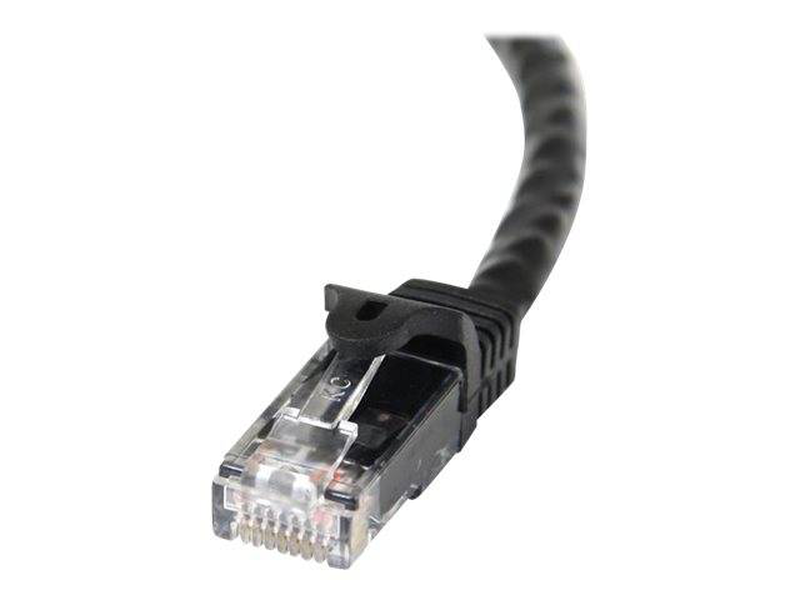 Startech.com 7.5 m cat6 cable / black patch cord / snagless / etl verified / patch cable / rj-45 (m) to rj-45 (m) / 7.5 m / utp / cat 6 / snagless / black-null