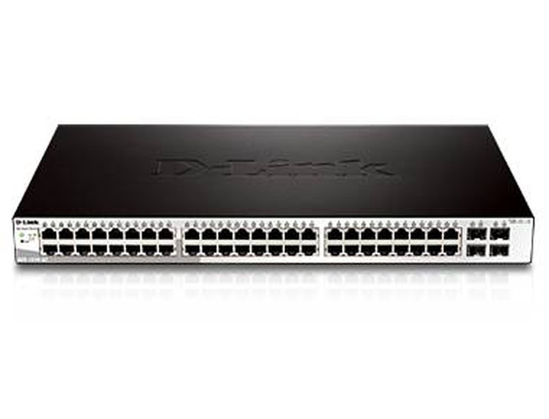 D-link dgs-1210-52mp 48-port gigabit poe web smart managed switch 4x sfp 370w rackmount-null