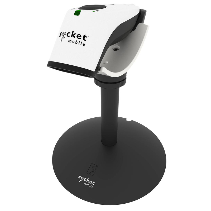 Socket mobile socketscan s720 | bluetooth 1d/2d barcode & qr scanner | white + charging stand | ios, android, windows, , medium-null