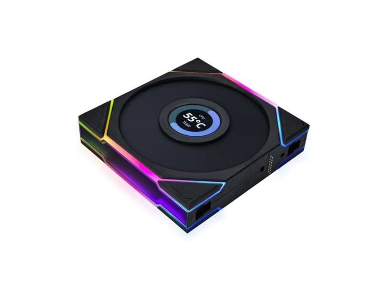 Lian li unifan tl lcd 120 case fans 3pcs (triple pack include controller)-null