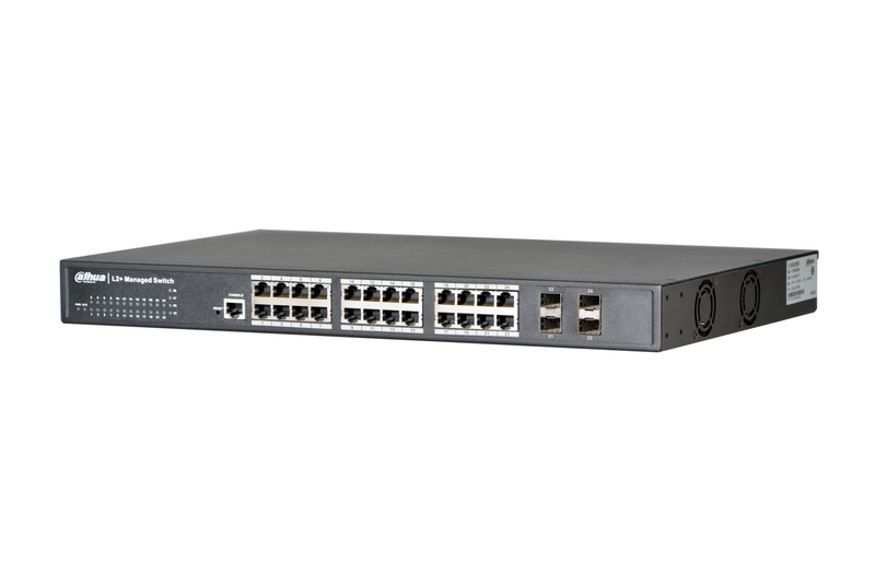 Dahua l3 ethernet switch 24 port gigabit + 4sfp 10ge pfs6428-24t, , medium-null