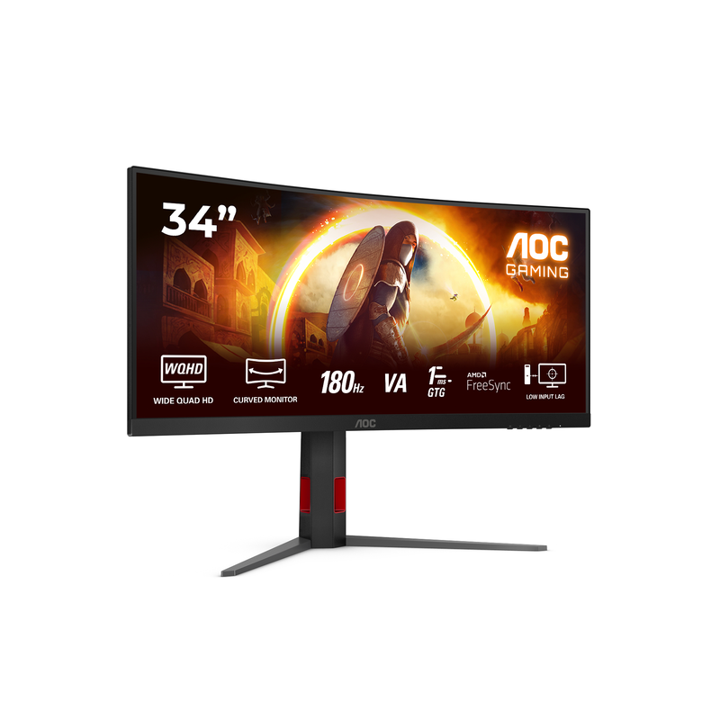Aoc cu34g4 34" curved gaming monitor-null
