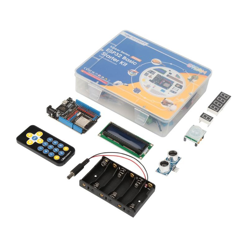 Esp32 basic starter kit: programmable iot kit with Wi-Fi/bluetooth - acebott, , medium-null