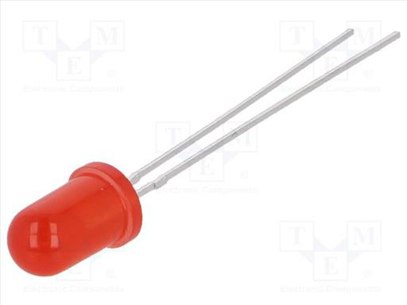 Led 5mm red 2.6v 20ma x2pcs, , medium-null