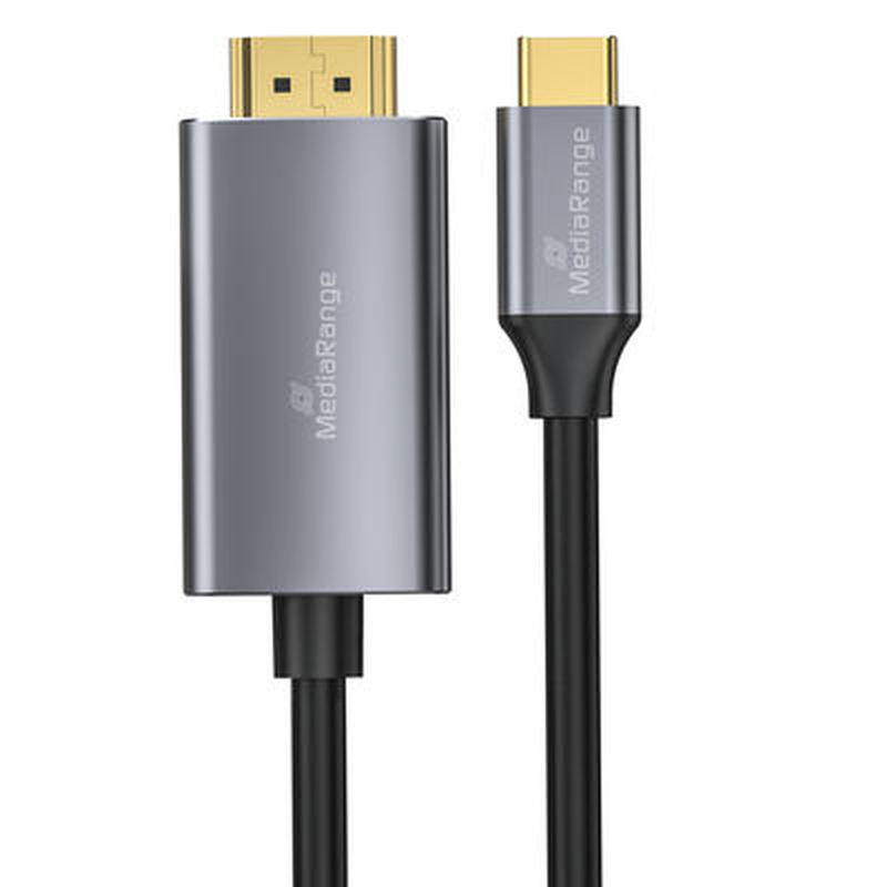 Mediarange USB Type-C&reg; 3.2 Gen. 1x1 to hdmi&trade; video adapter cable 1,8m, , medium-null