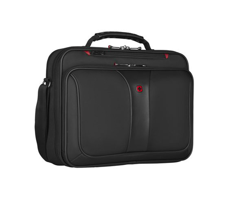 Wenger, legacy 16" laptop slimcase, black (r), , medium image number null