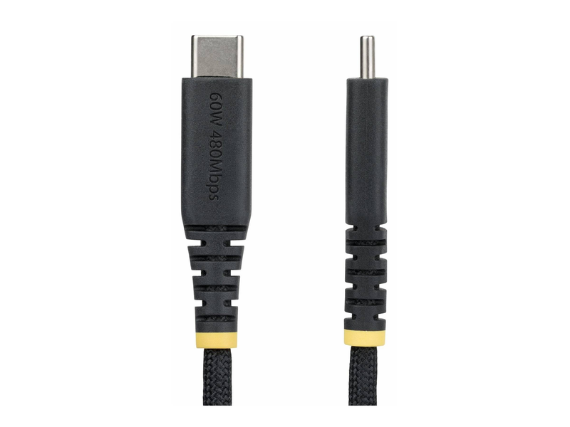 Startech.com 1m USB-c to USB-c cable 60w black braided-null