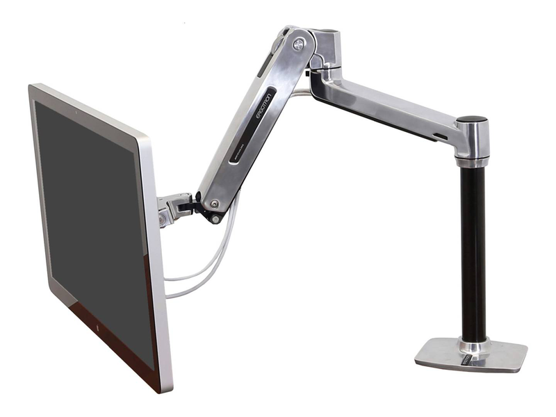 Ergotron lx HD sit-stand desk mount monitor arm 45-384-026 up to 46" 13.6kg vesa aluminium-null