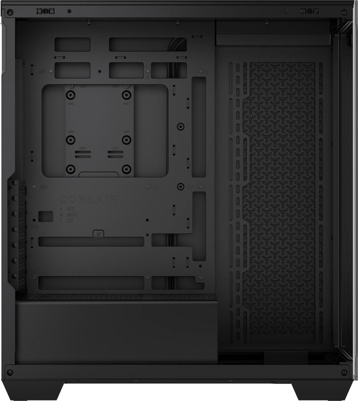 Corsair 3500x windowed mid-tower tempered glass - black (cc-9011276-ww)-null