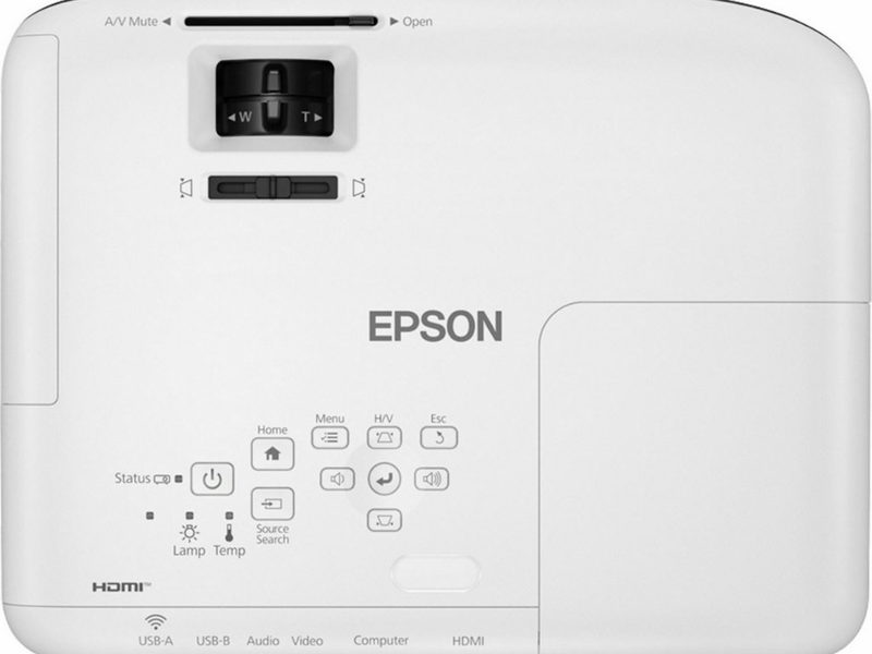 Product image: Epson eb-w51 projector τεχνολογίας προβολής 3lcd με φυσική ανάλυση 1200 x 800 και φωτεινότητα 4000 ansi lumens λευκός - epson, , medium-null