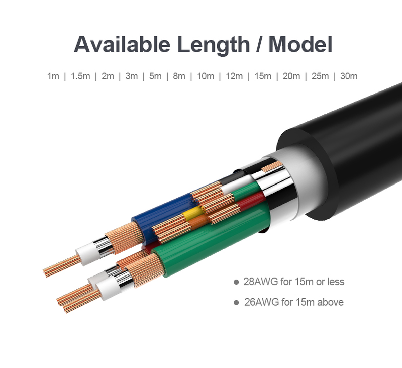 Unitek y-c504G vga to vga cable 3.0m, , medium-null