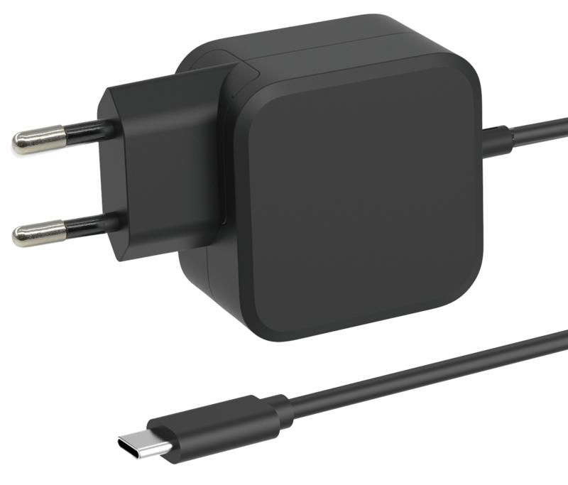 Xilence xm020 xm100c.b 100w USB-c gan notebook charger pd fast charging up to 20v black-null
