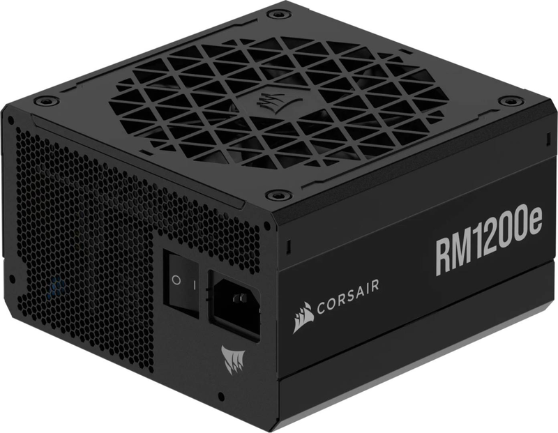 Corsair rm1200e rme series 1200w atx 3.0 psu 80+ gold cybenetics platinum fully modular pcie 5.x 12v-2x6 black-null
