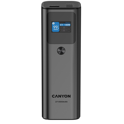 Canyon power bank 27000mAh 140w - grey
