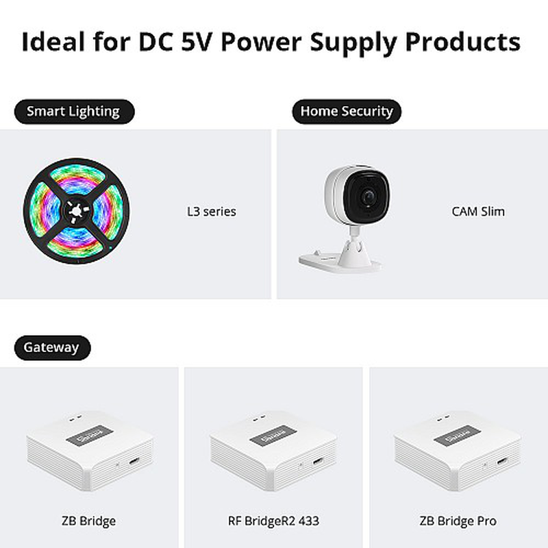 Sonoff 5v USB power adapter, , medium-null