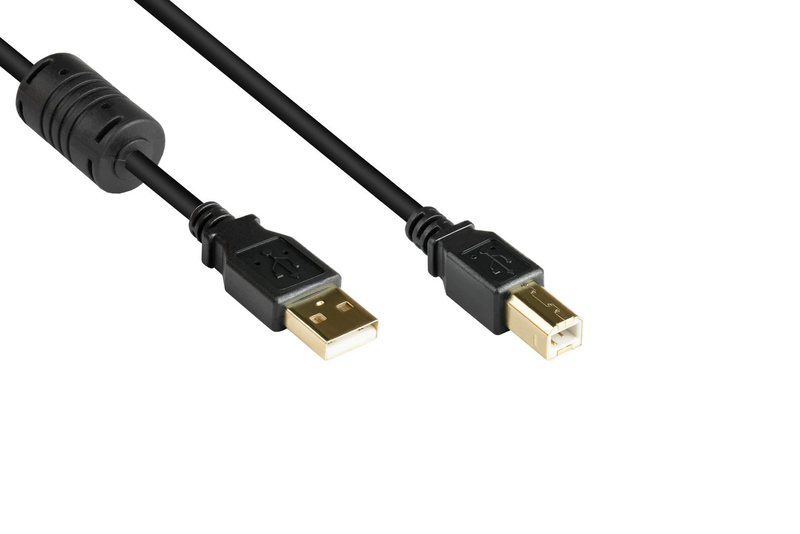 Good connections gc-m0081 - 2 m - USB a - USB b - USB 2.0 - male/male - black - cable - digital - 2 m-null