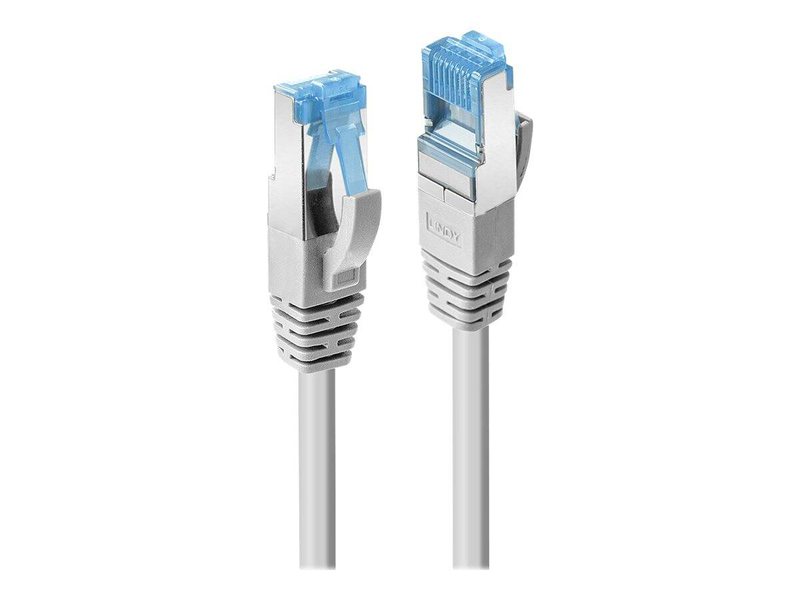 Lindy - patch cable - rj-45 (m) to rj-45 (m) - 3 m - sftp, pimf - cat 6a - halogen-free, molded, snagless - grey-null