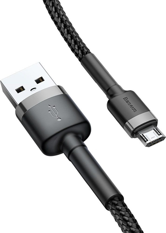 Baseus cafule braided microUSB cable 2a 3.0m black, , medium-null