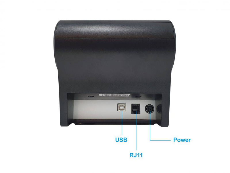 Equip 351006 58/80mm thermal pos receipt printer auto cutter 203dpi 300mm/s USB bluetooth Wi-Fi cash drawer black-null