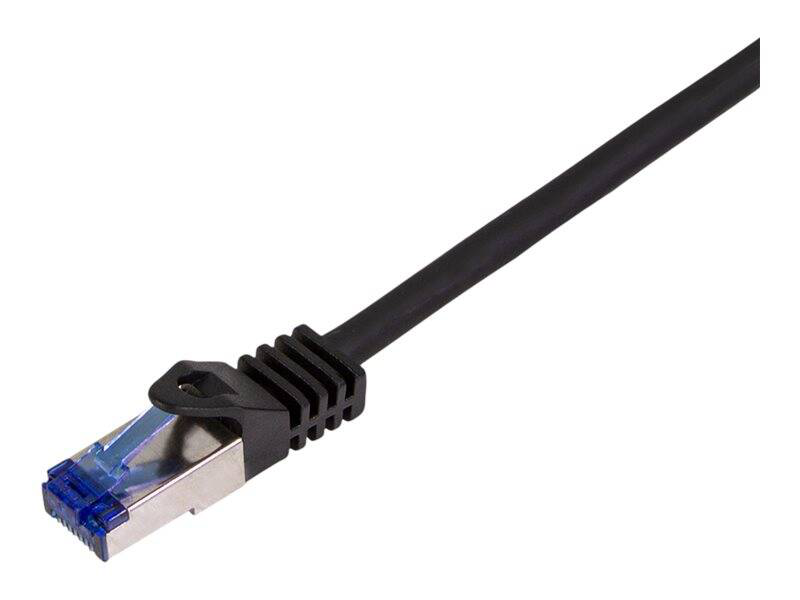 Logilink professional ultraflex - patch cable - rj-45 (m) to rj-45 (m) - 10 m - 6 mm - s/ftp - cat 7 (cable) / cat 6a (connectors) - halogen-free, snagless - black, ral 9011-null