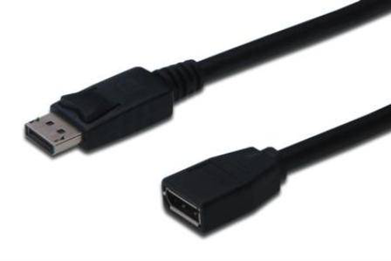 Assmann / displayport extension cable / displayport (m) to displayport (f) / 2 m / molded / black, , medium-null