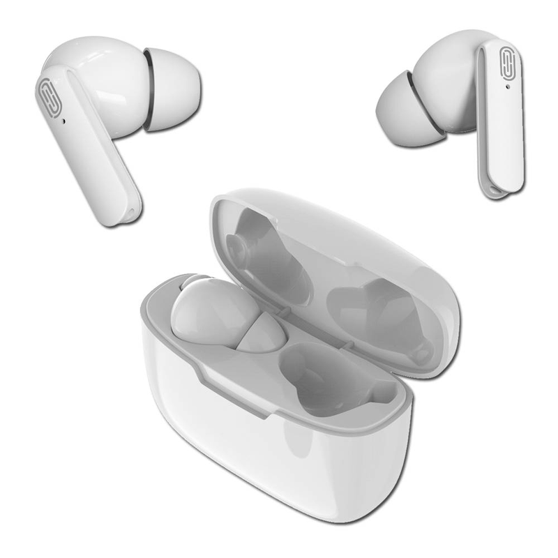 2go tws dynamic true wireless bluetooth earbuds 797301 in-ear bluetooth 5.0 touch controls mic charging case white-null