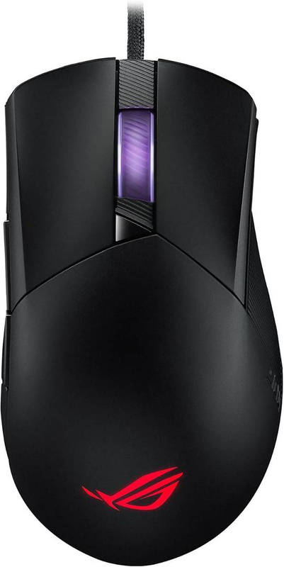 Asus rog gladius III wired gaming mouse 90mp0270-bmua00 19k dpi ergonomic hot-swap rgb black-null