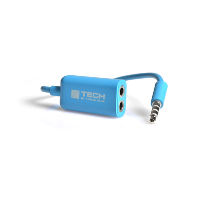 Travel blue διπλο adaptor μουσικης