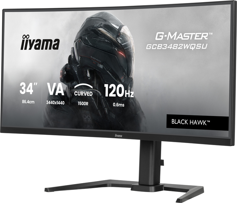 Iiyama g-master gcb3482wqsu-b1 34" &omicron;&theta;ό&nu;&eta; va curved 120hz freesync premium uwqhd 3440x1440-null