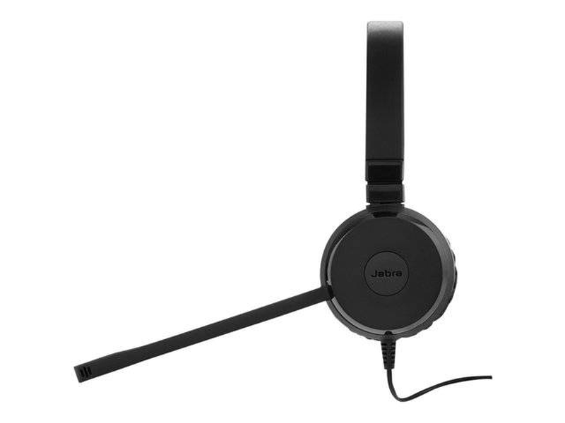 Jabra evolve 30 II uc stereo 5399-829-309 wired on-ear office headset USB-a 3.5mm noise-cancelling mic black-null