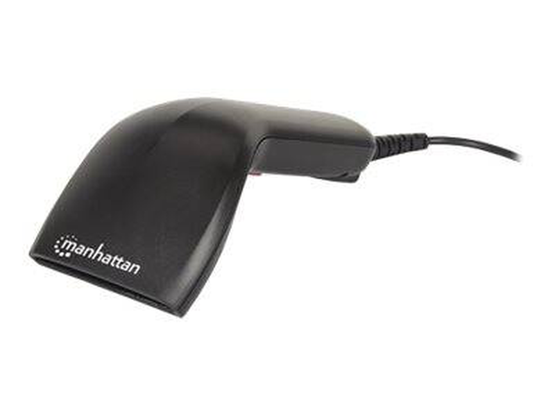 Manhattan contact ccd barcode scanner 178488 1d handheld 60mm scan width 100 scans/sec USB keyboard wedge black-null