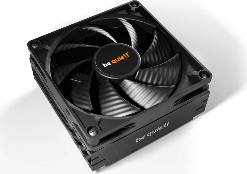 Be quiet! Pure rock lp bk034 low-profile CPU cooler 100w tdp 45mm 3 heatpipes 92mm pwm fan intel AMD am5 black-null