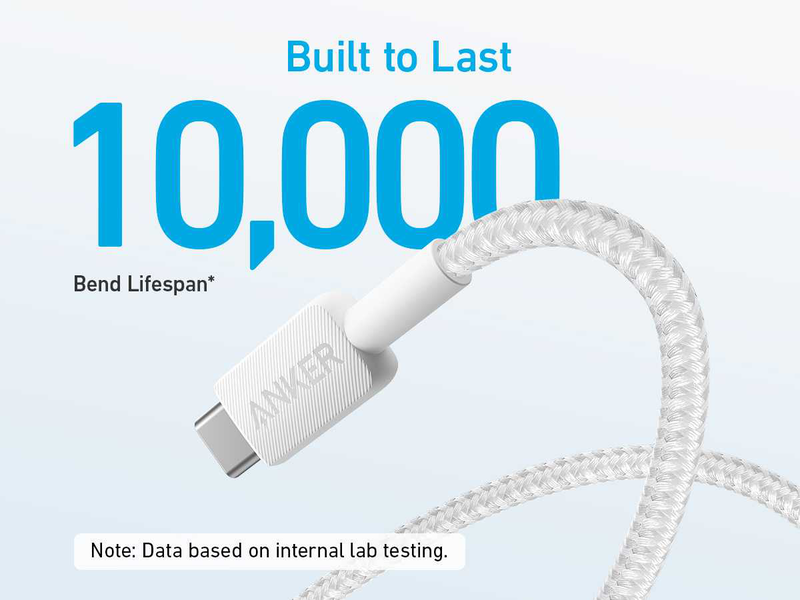 Anker mobile cable USB-c to USB-c 1.8m 322 white, , medium-null