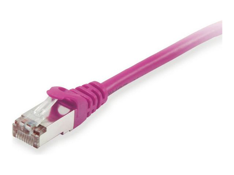 Equip - patch cable - rj-45 (m) to rj-45 (m) - 10 m - s/ftp, pimf - cat 6a - halogen-free, molded, stranded - purple, , medium-null