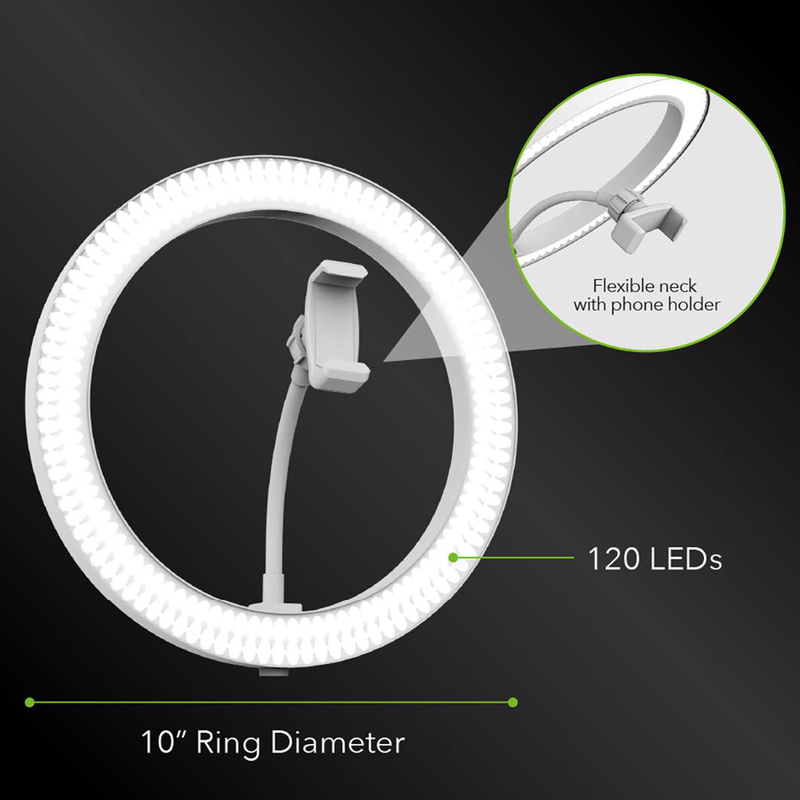 Digipower my story 10 desktop ring light 120led, , medium-null