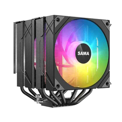 6pdw120mm argb black 120mm CPU Air cooler (argb, 6 heatpipes) sama, , medium