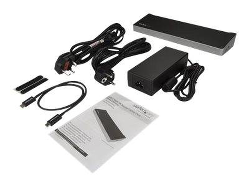 Startech.com dk30ch2dppdu USB-c triple 4k docking station 2x displayport HDMI 60w pd gigabit ethernet mac & windows-null
