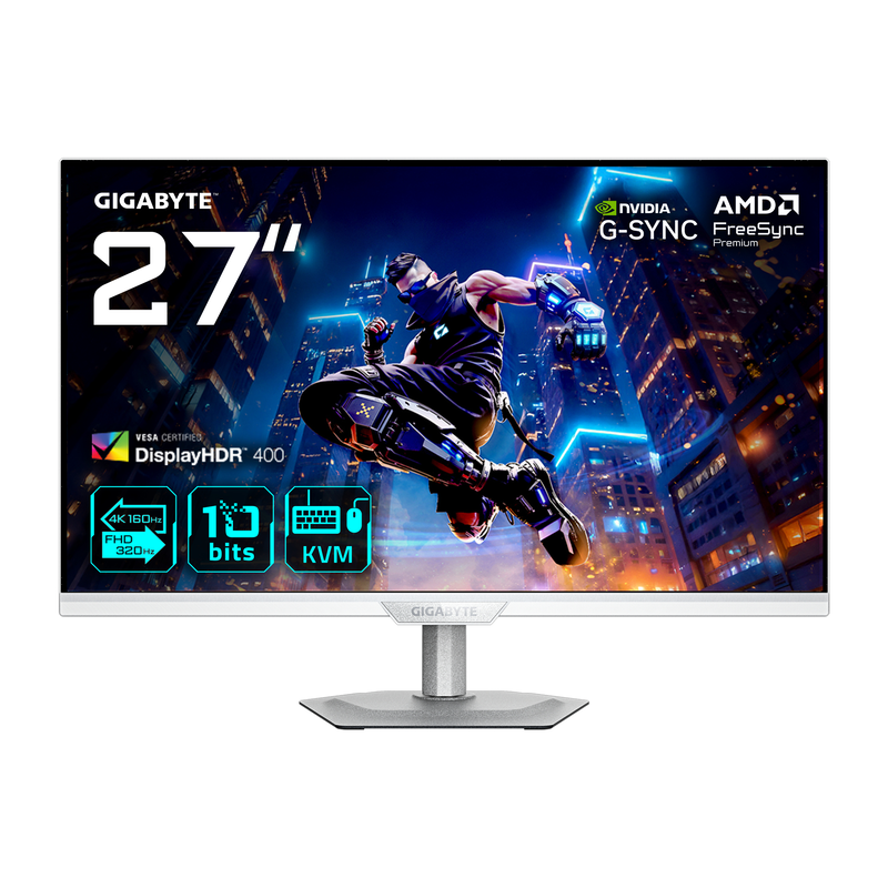 Gigabyte m27up ice 27" &omicron;&theta;ό&nu;&eta; ss ips 160hz displayhdr 400 3840x2160-null