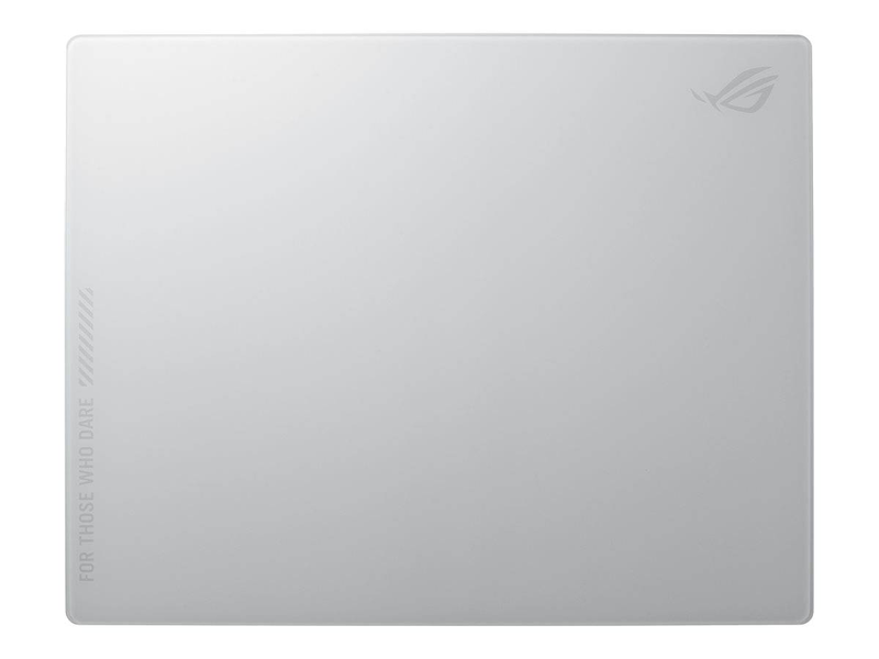 Asus rog moonstone ace l glass gaming mouse pad 500x400mm 9h tempered glass anti-slip base white-null