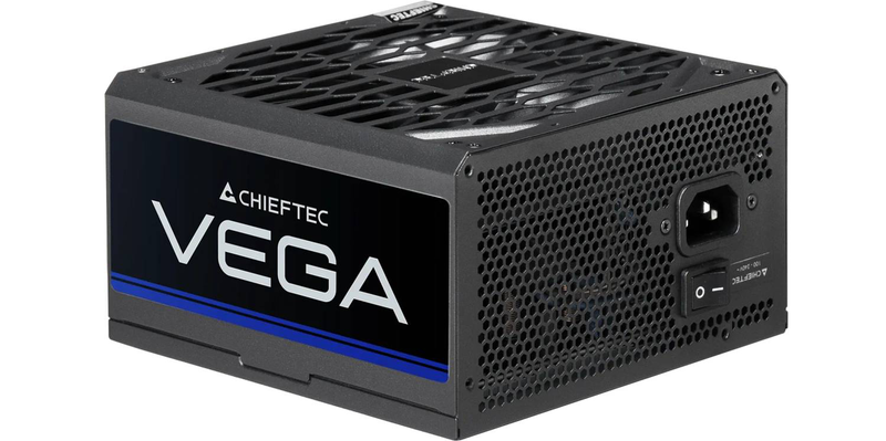 Chieftec vega ppg-850-s 850w power supply atx 3.1 80 plus gold pcie 5.0 16-pin 12v-2x6 135mm fdb black-null