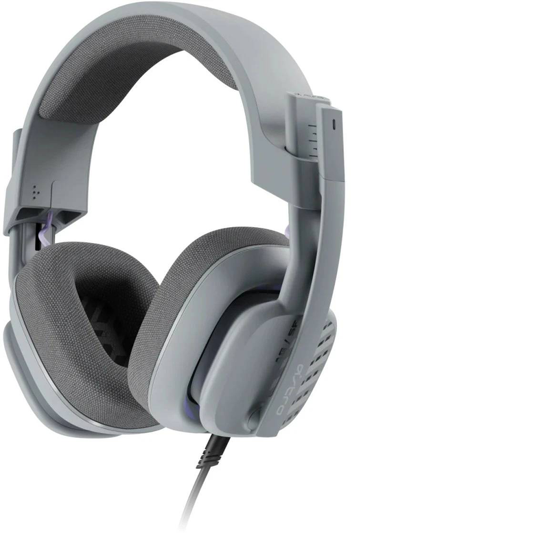 Astro a10 Gen 2 wired gaming headset 939-002071 32mm drivers flip-to-mute mic in-line volume 3.5mm grey-null